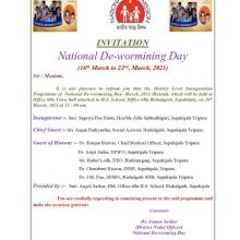 Image of Invitation of National Deworming Day