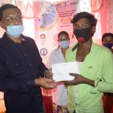 Image 2 - Vaccination programme in presense of Hon'ble Minister Sri Manoj Kanti Deb under Manu Community Hall